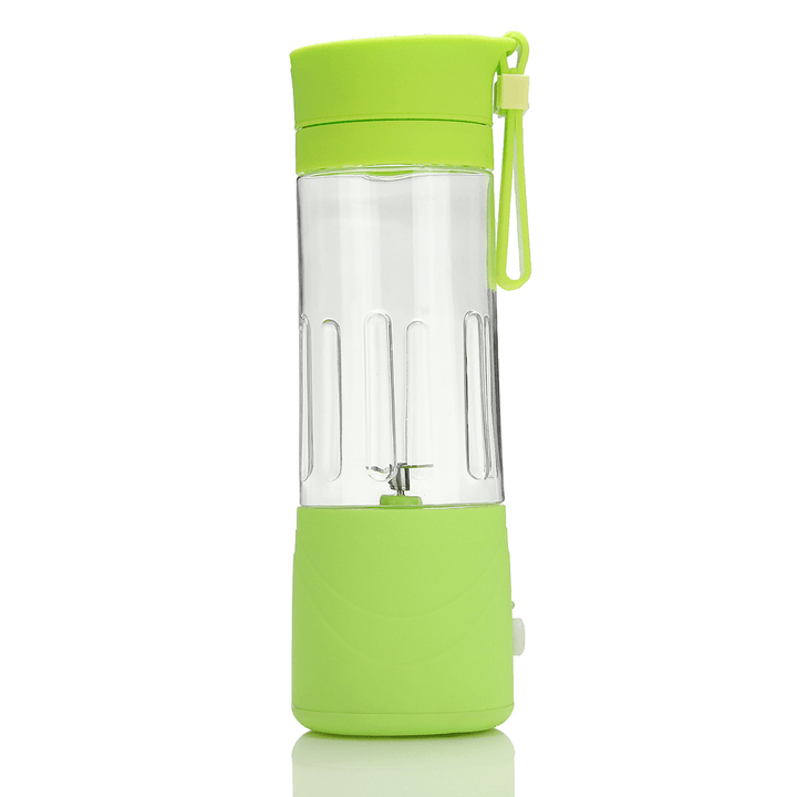 3.6V Portable Blender Smoothie Juicer Cup 14Oz Fruit Mixing Machine with 2000Mah USB Rechargeable Blender for Home - MRSLM