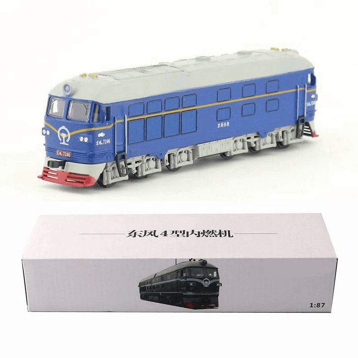 Shenghui Alloy Car Model Childrens Toy Dongfeng 7246 1518 Internal Combustion Train Pull Back Sound and Light Gift Box - MRSLM