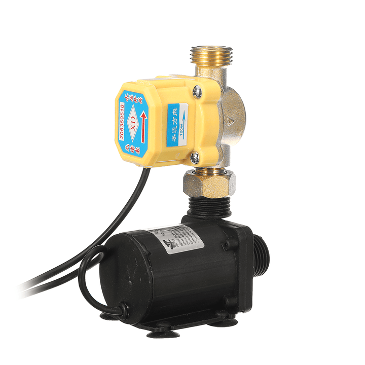 24V DC Water Pump with Water Flow Switch Solar Water Heater Booster Pump for Bathing Machine - MRSLM