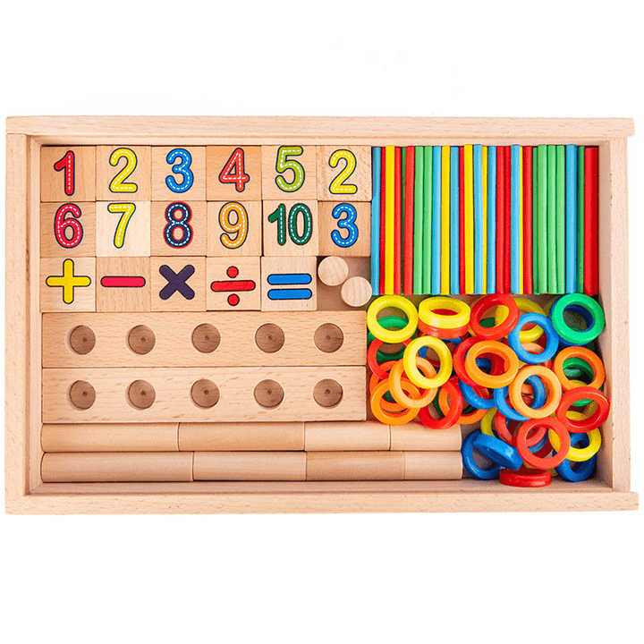 Children'S Educational Toys Wooden Learning Box Educational Toys - MRSLM