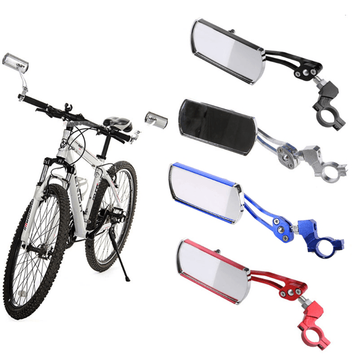 BIKIGHT 360° Rotation Bike Bicycle Mirror Reflective Safety Cycling Handlebar Rearview Mirror - MRSLM