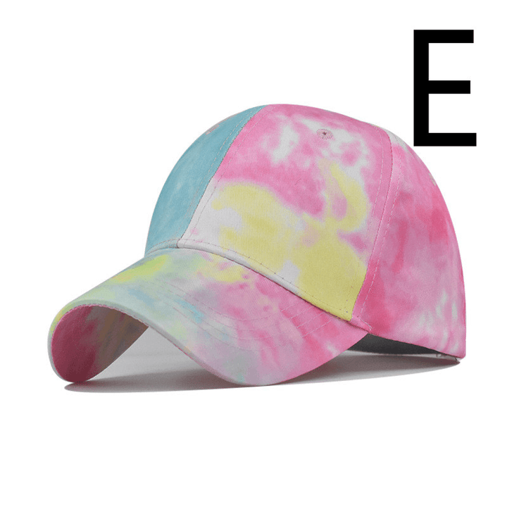 Tie-Dyed Cotton Men'S and Women'S Baseball Caps - MRSLM