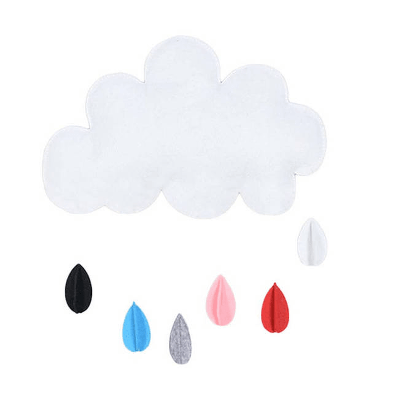 Kids Tent Cloud Wall Hanging Decoration for Baby Room Wall Door - MRSLM