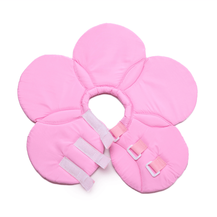 New Soft Sponge Flower Shape Dog Cat Collar Pet Elizabeth Circle Wound Healing Anti-Bite - MRSLM