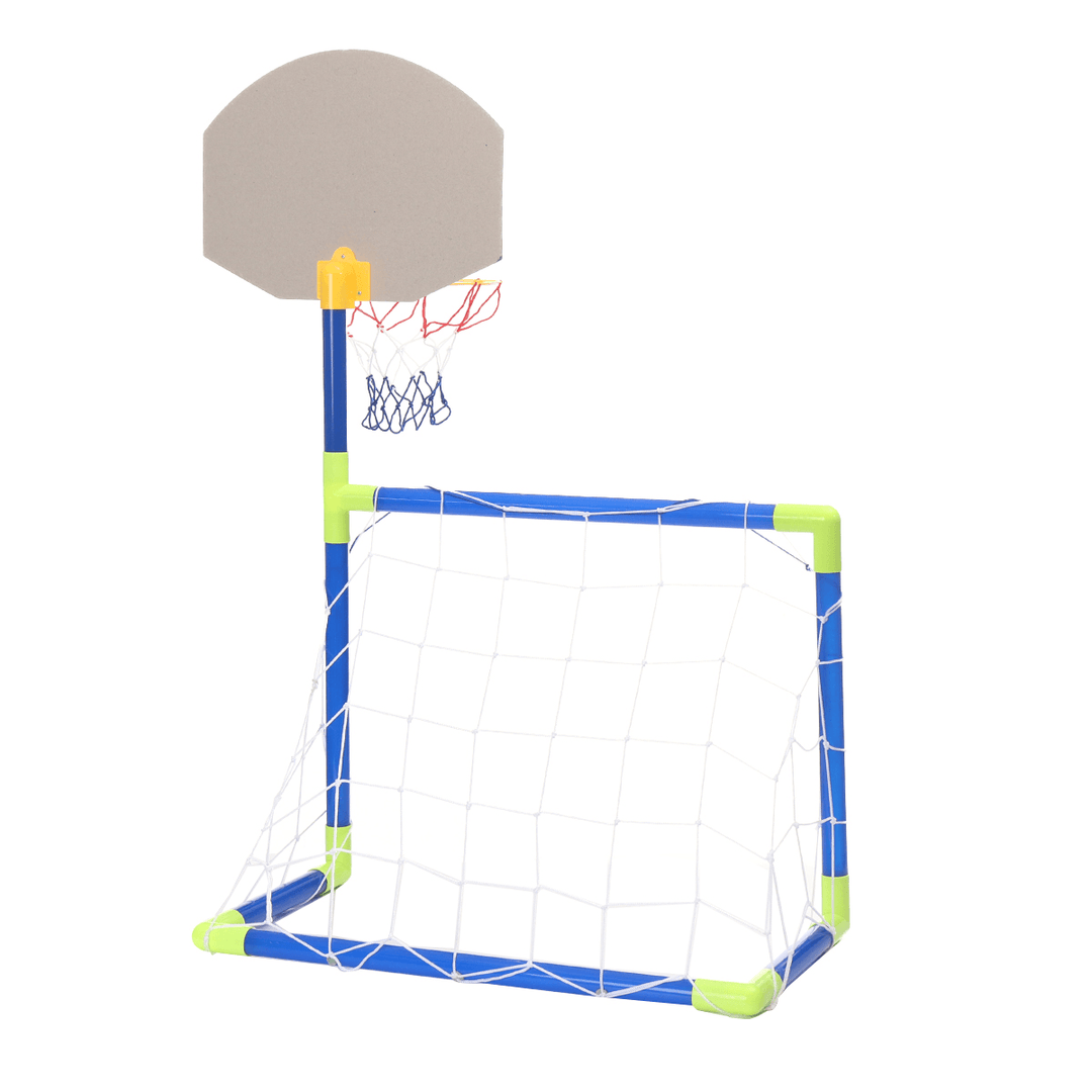 Ball Football Sport Toy Game Goals Basketball Hoop Stand Toys Kids Sports Game - MRSLM