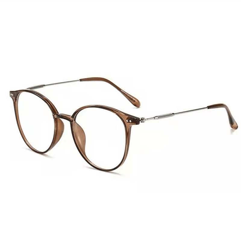 Metal anti Blue Light Glasses Frame Retro Women - MRSLM