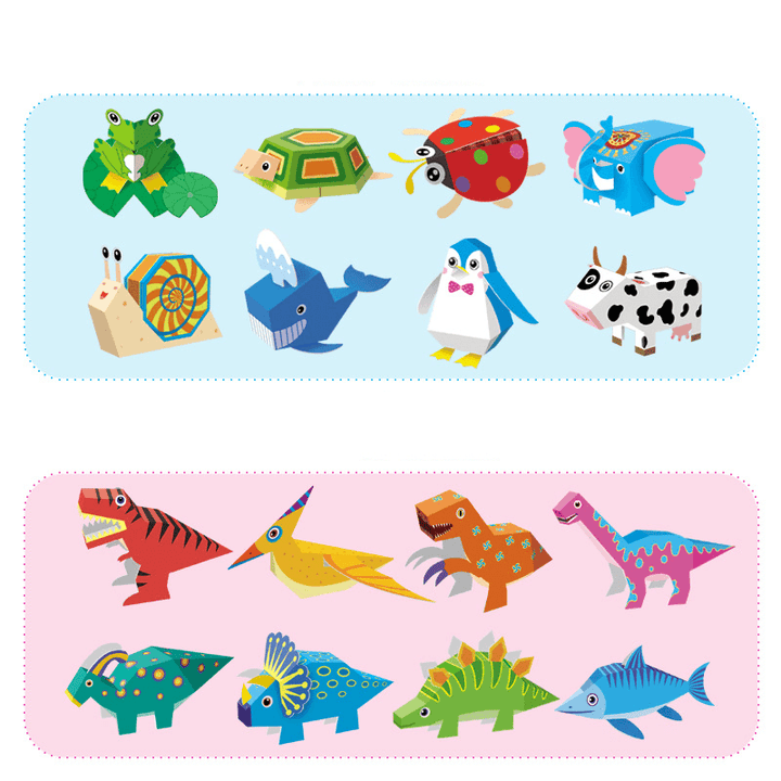 Children'S Educational Toys Paper-Cut Origami - MRSLM