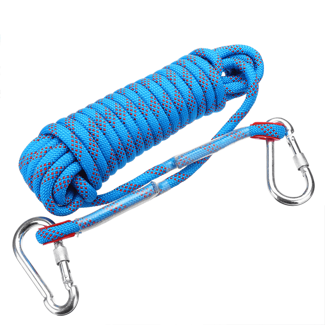 10Mm 10/20M Professional Rock Climbing Cord Outdoor Hiking Rope High Strength Safety Sling Cord Rappelling Rope Equipment Tool - MRSLM