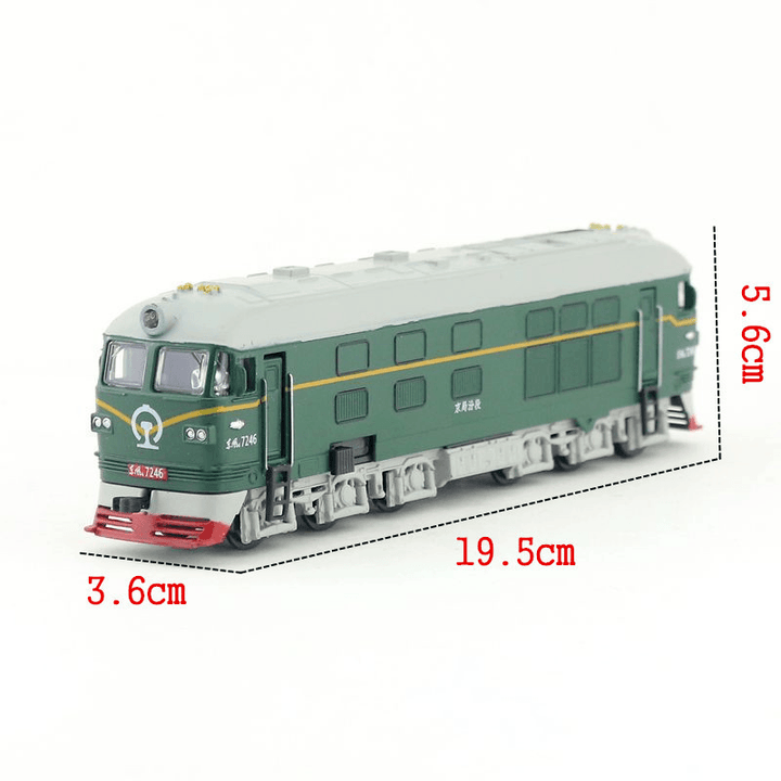 Shenghui Alloy Car Model Childrens Toy Dongfeng 7246 1518 Internal Combustion Train Pull Back Sound and Light Gift Box - MRSLM