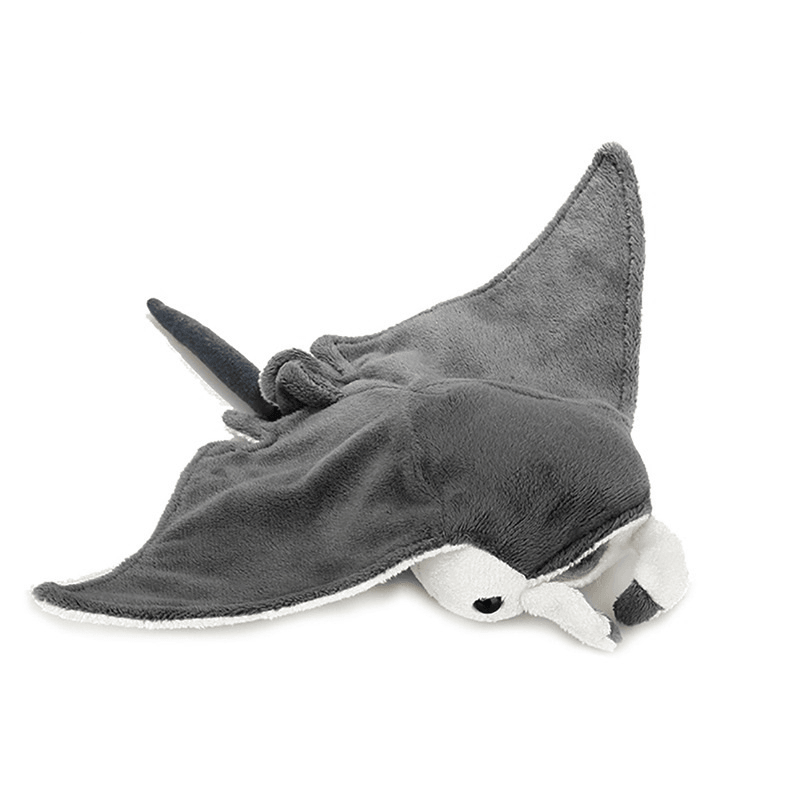 Cute Devil Fish Doll Double Snout Manta Ray Plush Toy Simulation Animal Plush Toy - MRSLM