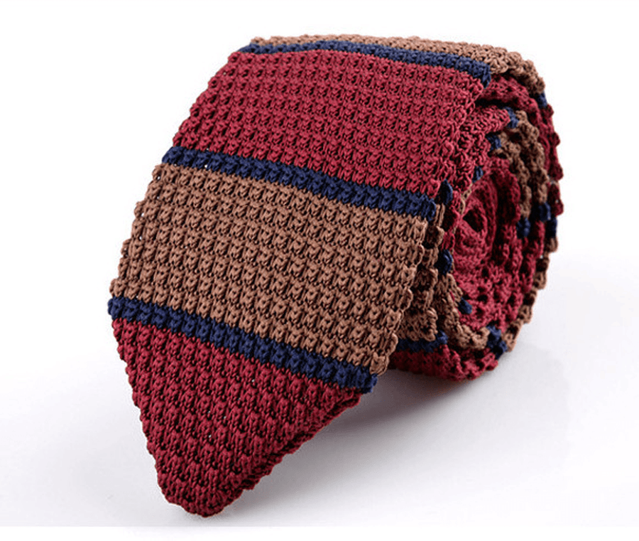 Korean Version of British Retro Fashion Wool Hand-Made Tide Sharp-Pointed Necktie - MRSLM