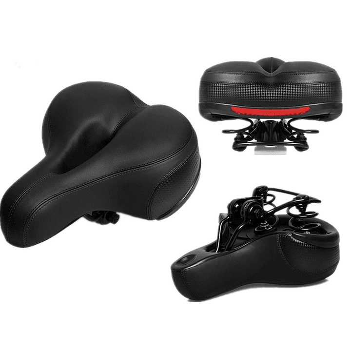 BIKIGHT Wide Big Road Mountain MTB Saddle Bike Bicycle Cycling Seat Soft Cushion - MRSLM