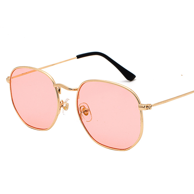 Harajuku Personality Irregular Sunglasses Fashion Metal Glasses Men'S Literary Style Sunglasses - MRSLM