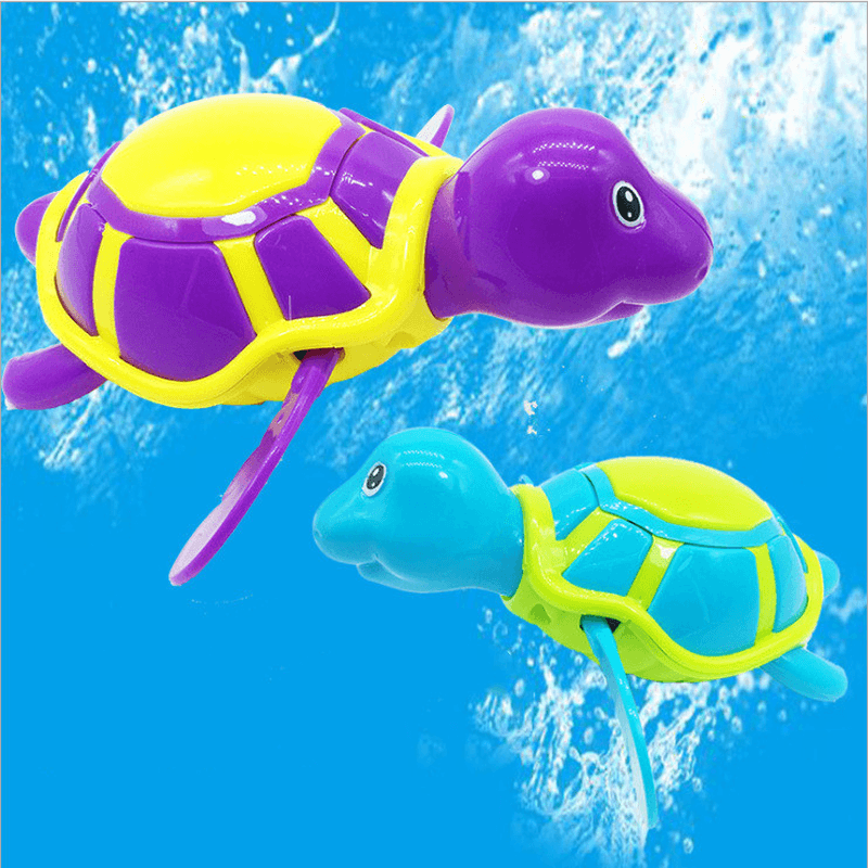 Baby Tortoise Bathroom Toys Baby Bathing in Water Swimming - MRSLM