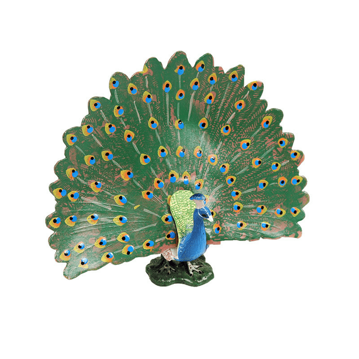 Children'S Solid Simulation Bird Peacock Decoration Ornaments - MRSLM