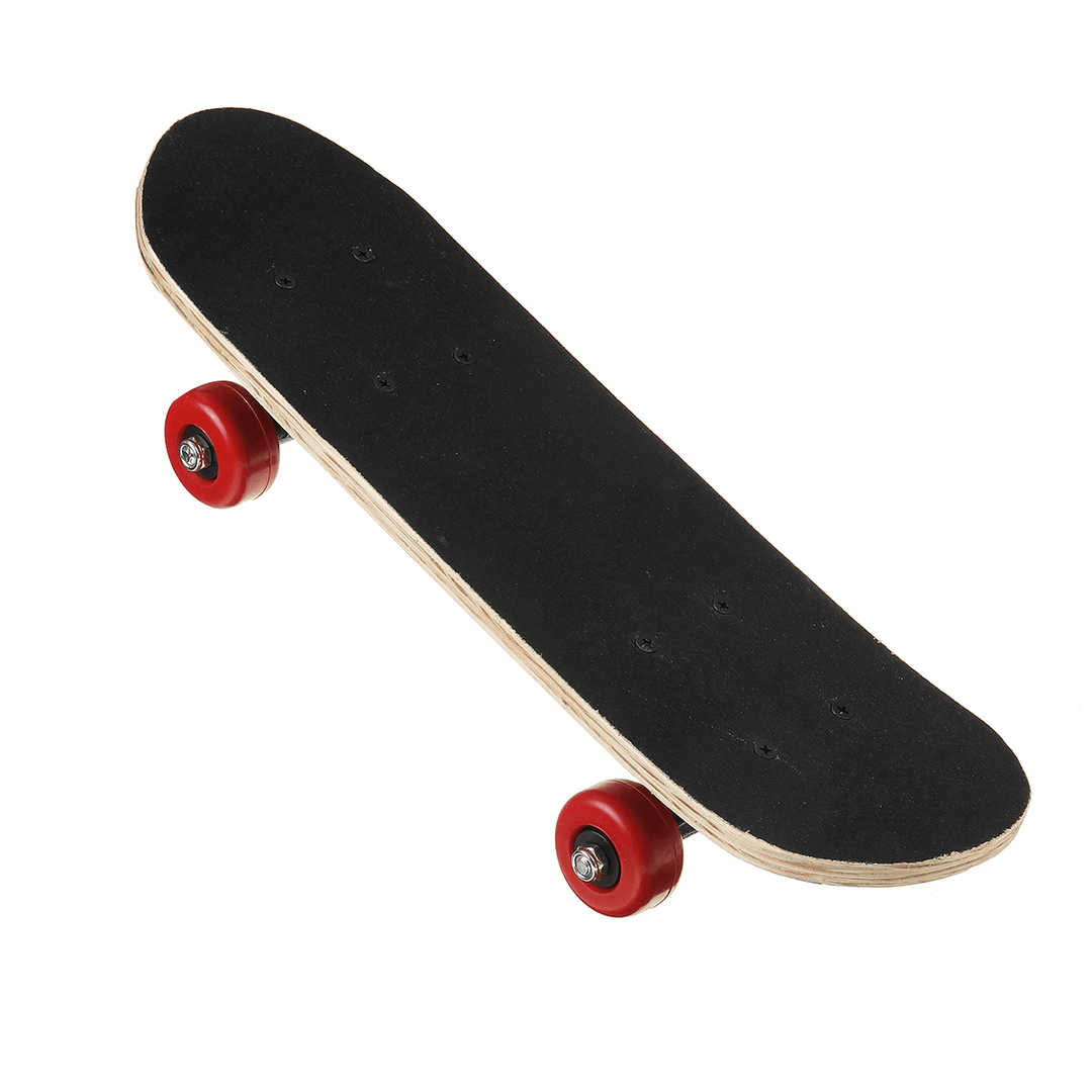 43Cm Kids Skateboard 7 Layer Maple Wood Adult Tricks Longboard for Beginner Gift - MRSLM