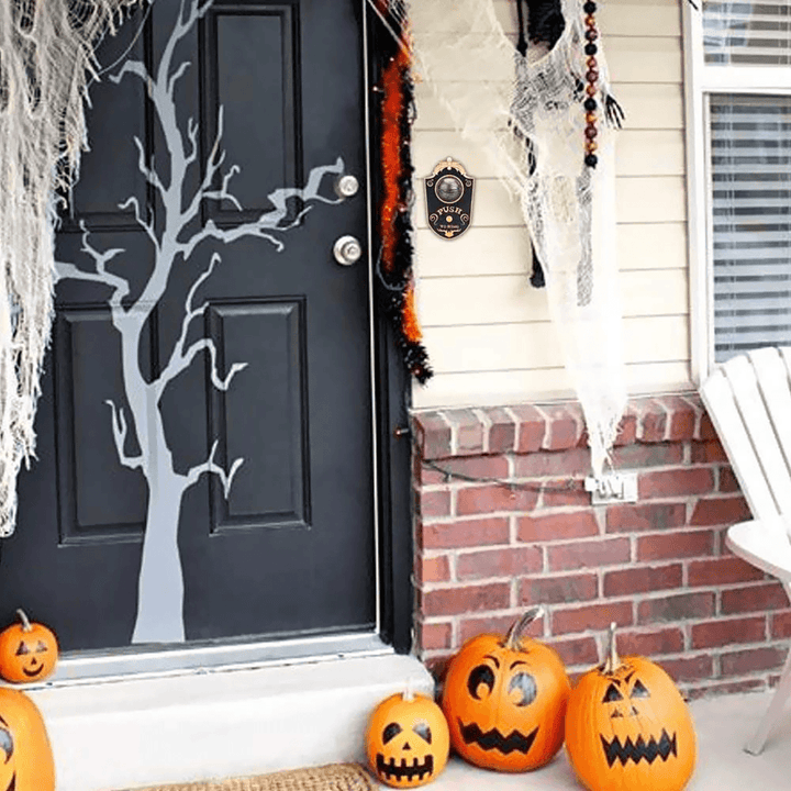 Halloween One-Eyed Doorbell Halloween Decorations Skull Pumpkin Horror Doorbell Ghost Party Decorations - MRSLM