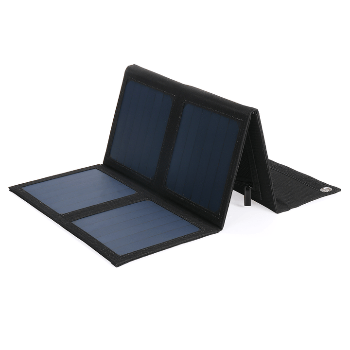 DL-SP30 80W 18V Efficient Solar Panel Solar Charger Tri-Fold Bag Foladable Solar Power Bank Panel Phone Charger - MRSLM