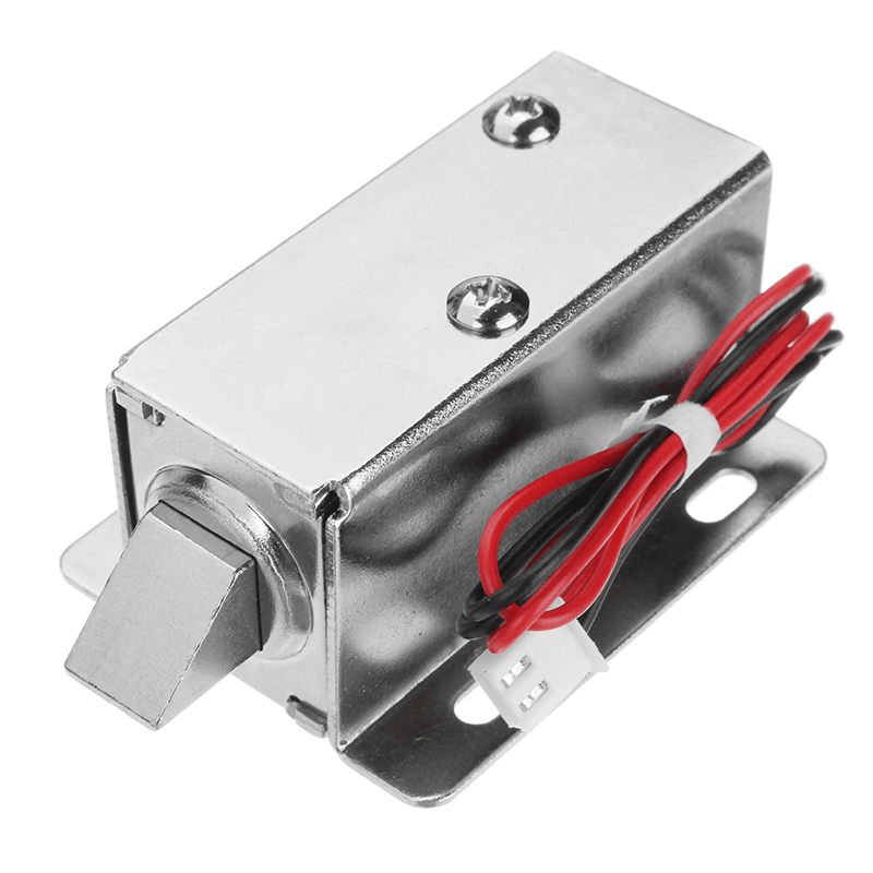 12V DC 0.65A Electric Lock Assembly Solenoid Cabinet Drawer Door Lock Tongue Latch - MRSLM