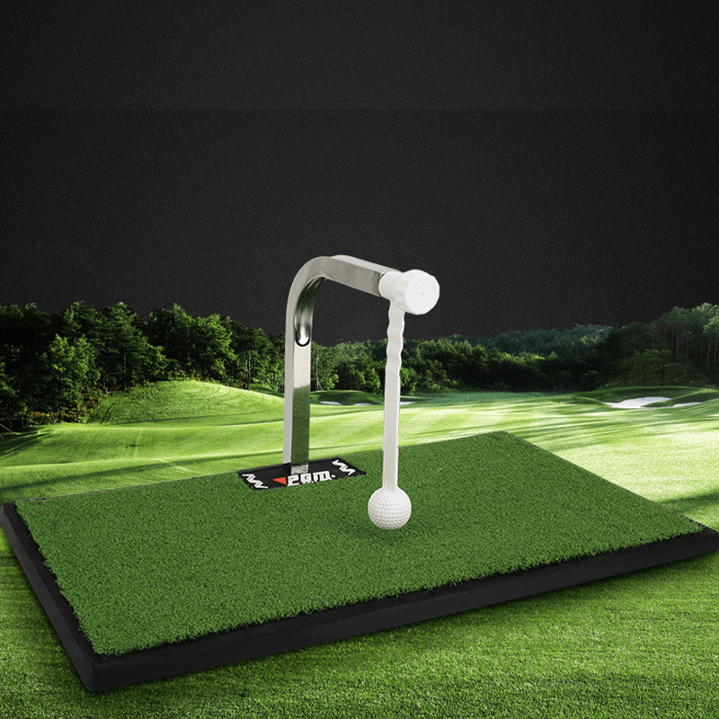 Professional Golf Swing Training Putting 360° Rotation Golf Practice Mat for Beginners - MRSLM