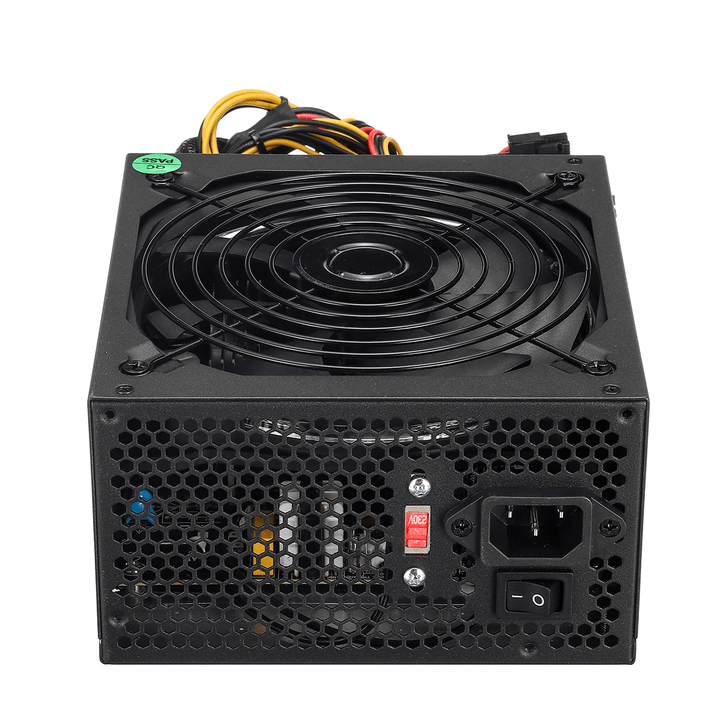 1200W Computer Power Supply Module PC PSU 24Pin SATA 6Pin 4Pin Quiet LED Fan 80 Plus - MRSLM