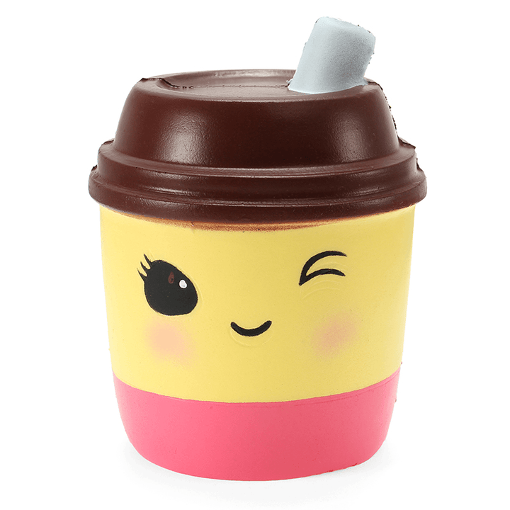 Xinda Squishy Milk Tea Cup 10Cm Soft Slow Rising with Packaging Collection Gift Decor Toy - MRSLM