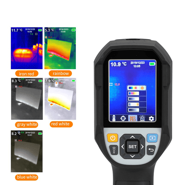 MKLR03A Handheld Digital HD Thermal Imager Temperature Sensor IR Imaging IR Resolution 19,200 Pixels - MRSLM