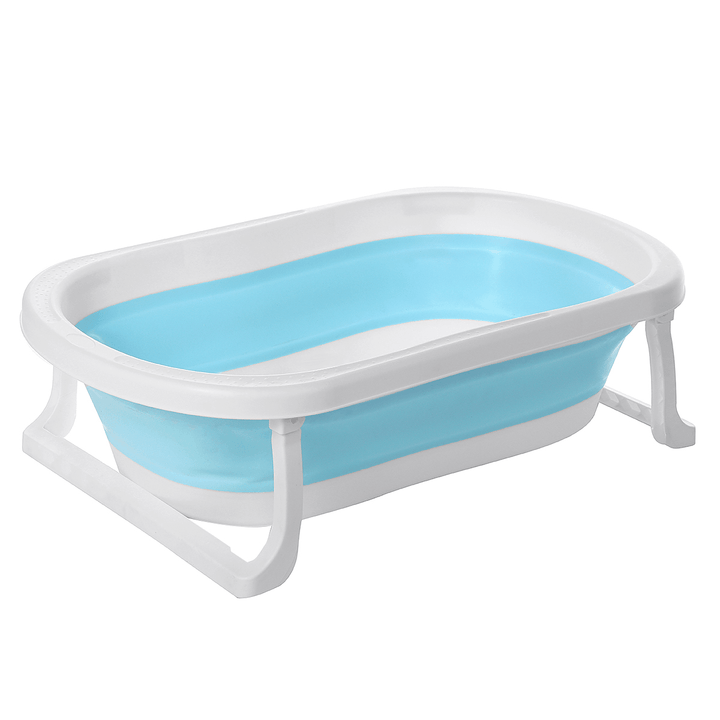 Baby Bathtub Foldable Travel Bath Large Newborn Kids Deluxe Wash Bath Tub - MRSLM