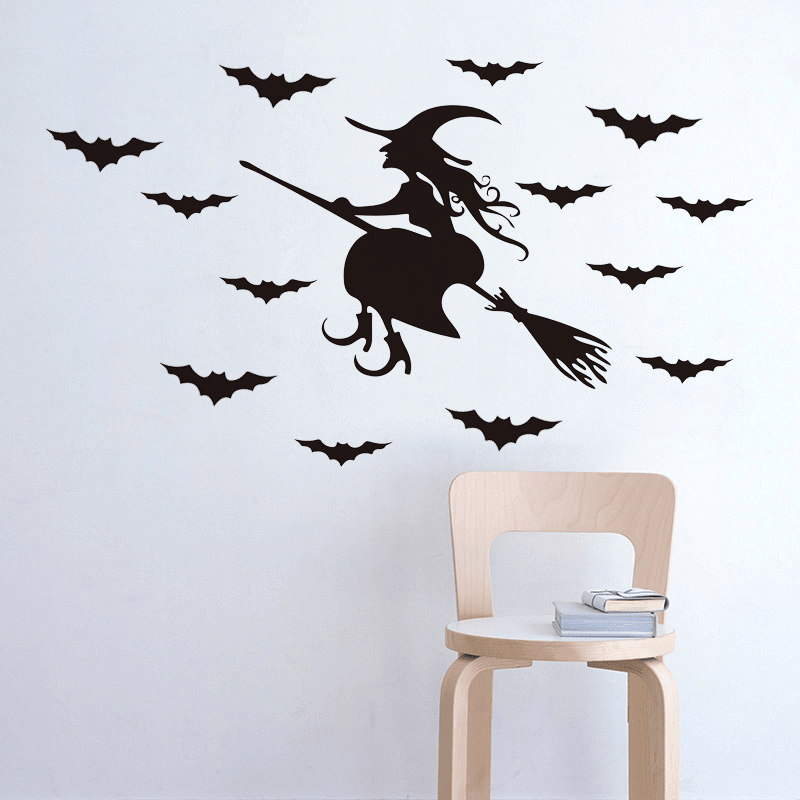 Miico FX3028 Halloween Sticker Wall Sticker Removable Stickers for Room Decoration - MRSLM