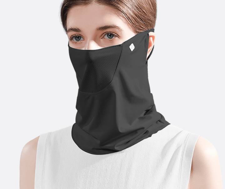 Summer Face Cover Face Scarf Balaclava UV Protction Earloop Neck Gaiter Breathable Outdoor Sports Women - MRSLM