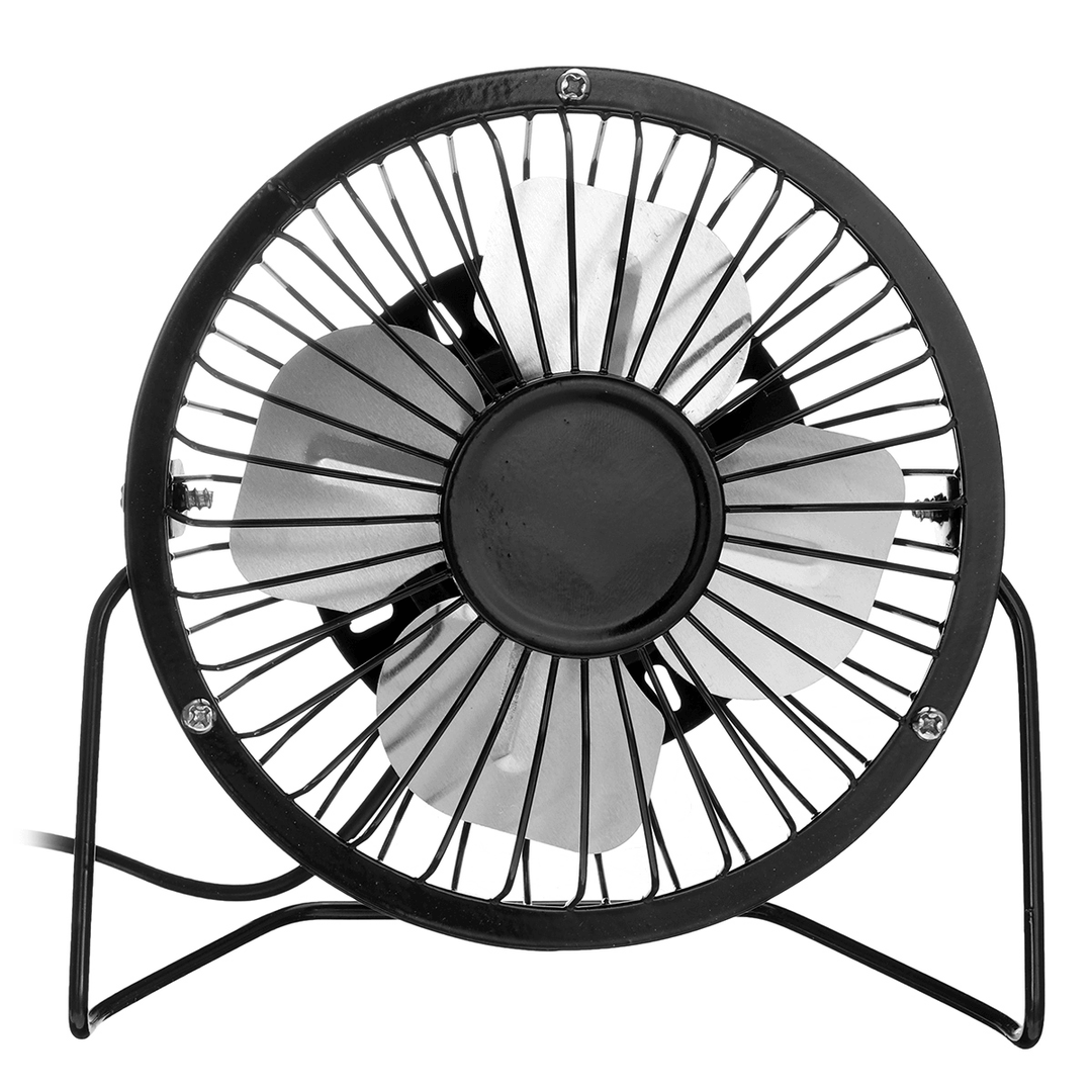 5W 5V 4Inch Solar Panel External Fan Portable Fan for Outdoor Travel - MRSLM