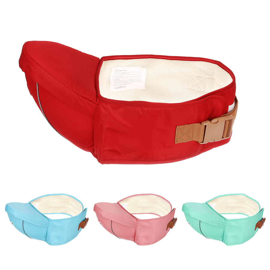 Multi-Functions Breathable Baby Carriers Waist Stool Hipseat Belt Backpack Infant Hip Seat 25Kg for 0-36 Months Toddler - MRSLM