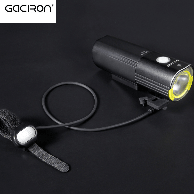 GACIRON 1000 LM Bicycle Light Front Handlebar Light 4500Mah IPX6 Waterproof LED Bike Light USB Rechargeable Power Bank Flashlight 6 Modes - MRSLM