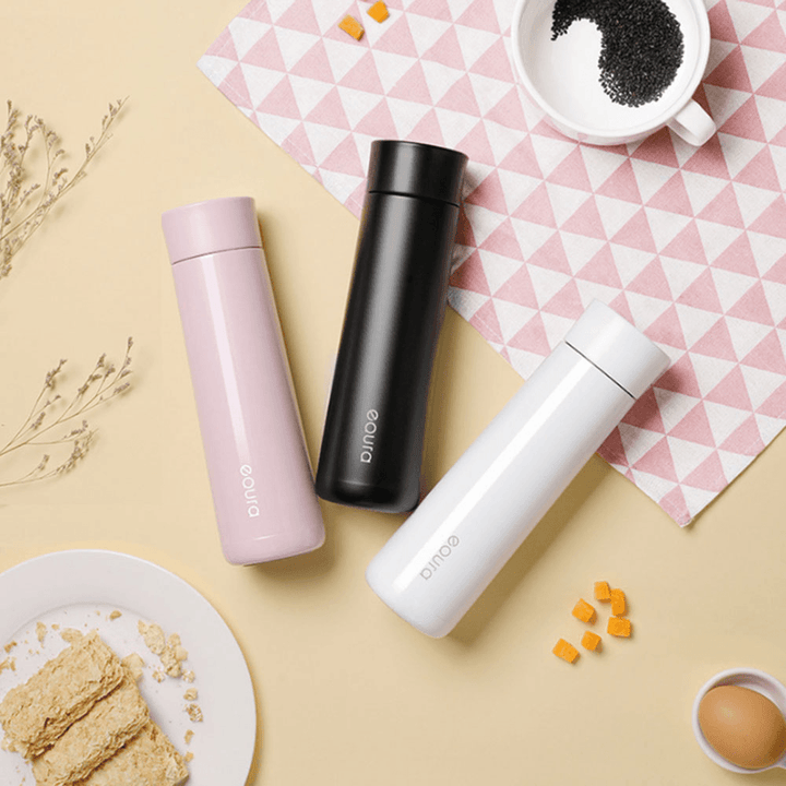 EQURA KAD-ZN01 Vacuum Cup Smart Insulation Cup Smart Remind Function Cup Portable Wireless Charging from Xiaomi Youpin - MRSLM