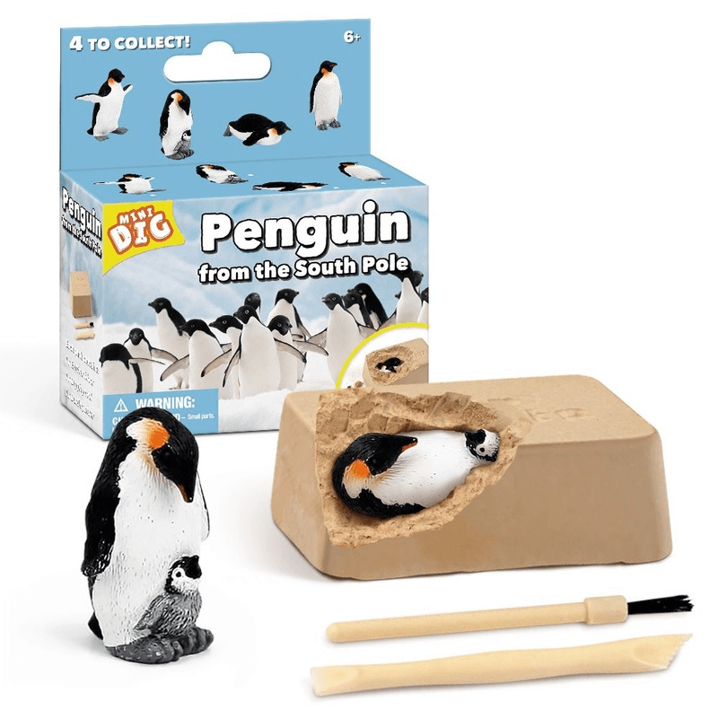 Children'S Creative New DIY Mining Penguin Pirate Treasure Gems - MRSLM