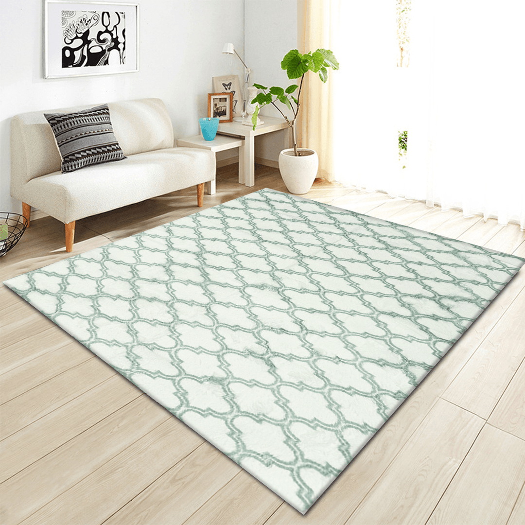 Gloria Rugs Carpet Dark Green Pattern Floor Mat Living Room Non-Slip Carpets Home Decorations - MRSLM