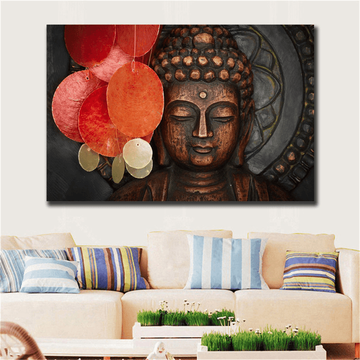 Large Art Prints Home Decor Canvas Painting Wall Art Statue Meditation Paper - MRSLM