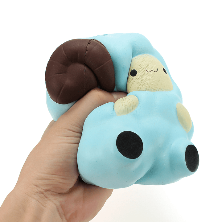 Squishy Jumbo Sheep 13Cm Slow Rising with Packaging Collection Gift Decor Soft Squeeze Toy - MRSLM