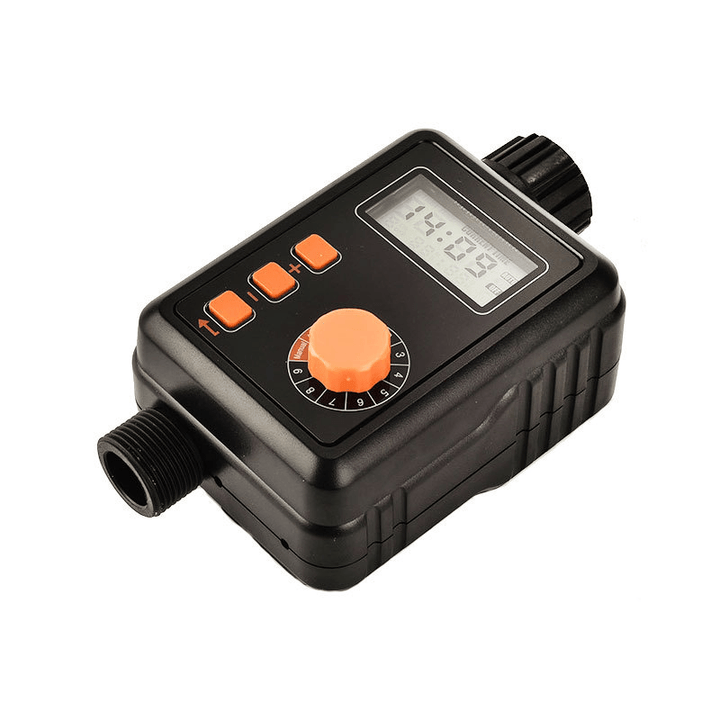 Automatic Watering Timer Irrigation Regulator with LCD Screen Sprinkler Controller 9 Separate Timing Programs - MRSLM