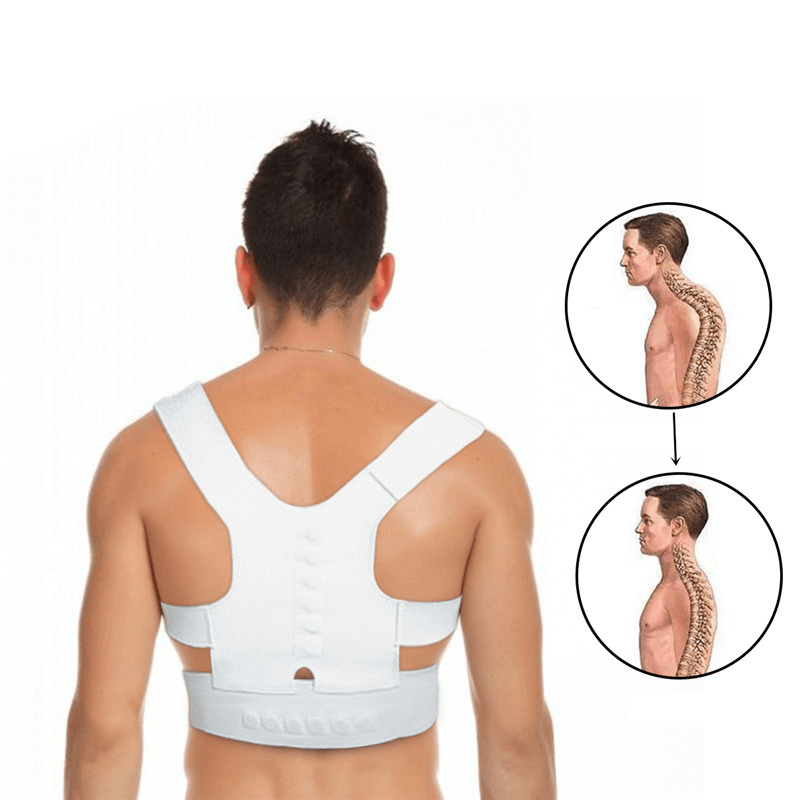 1PC Back Straighten Belt Correct Posture Vest Health Corrective Tape Back Support Braces - MRSLM