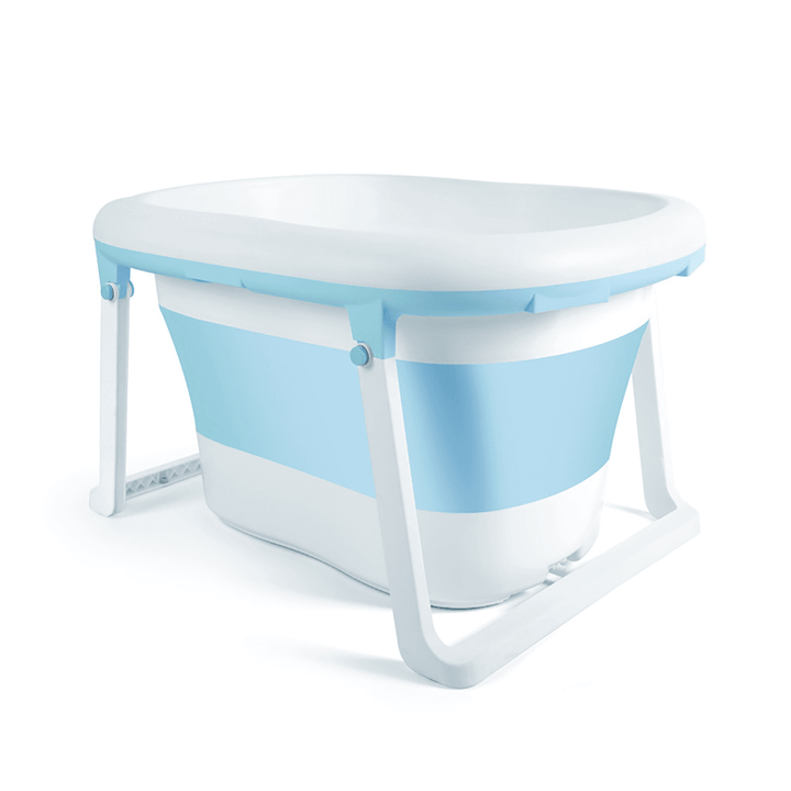 Foldable Baby Bath Tub Swimming Pool Plastic Children Bath Bucket Folding Large Bathtub - MRSLM