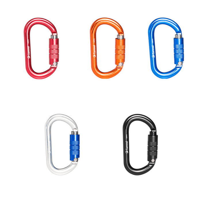 CAMNAL Aluminum Alloy Carabiner O Shape Buckle Outdoor Climbing Hunting Hanging Buckle - MRSLM