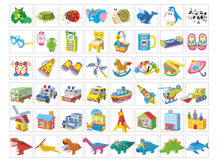 Children'S Educational Toys Paper-Cut Origami - MRSLM