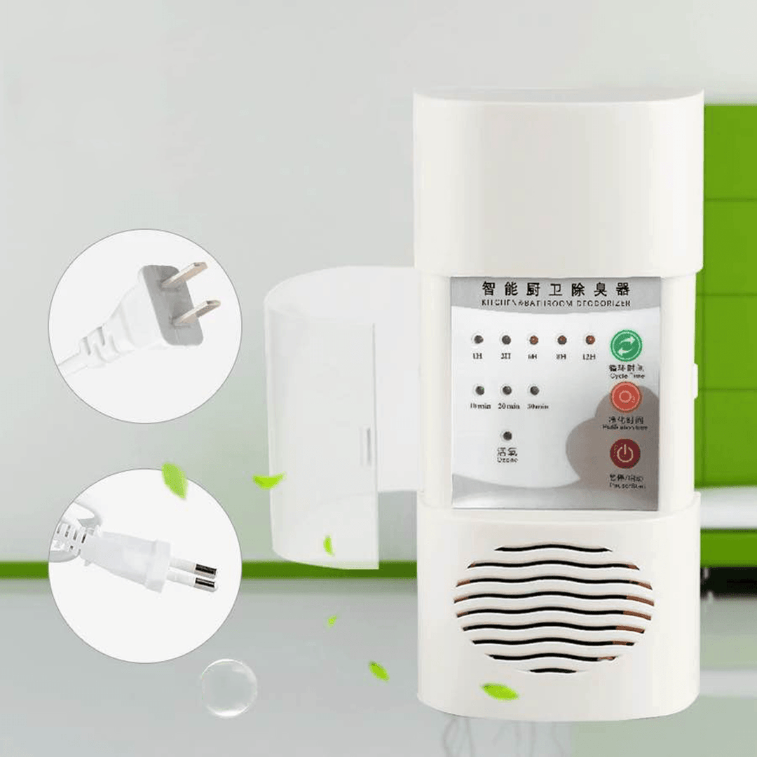 Air Freshener Home Ozone Generator Breath Purifier for Home Bathroom Deodorizing Tool - MRSLM