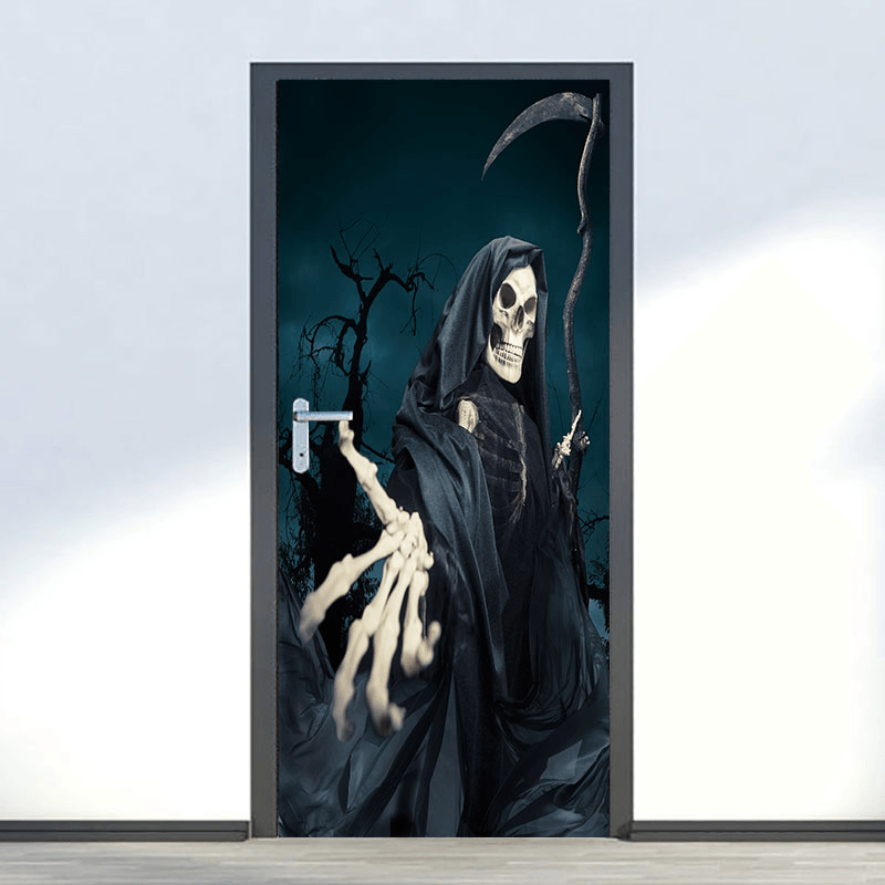 Miico MT003 Halloween Sticker Door Stickers Horror Wall Sticker Removable Stickers - MRSLM