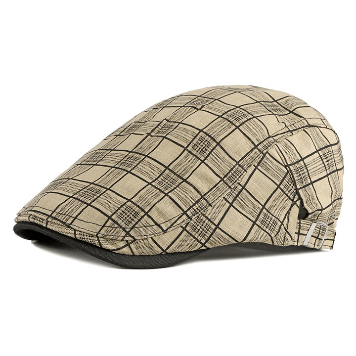 Men'S Trendy Sunshade and Breathable Cotton British Cap - MRSLM