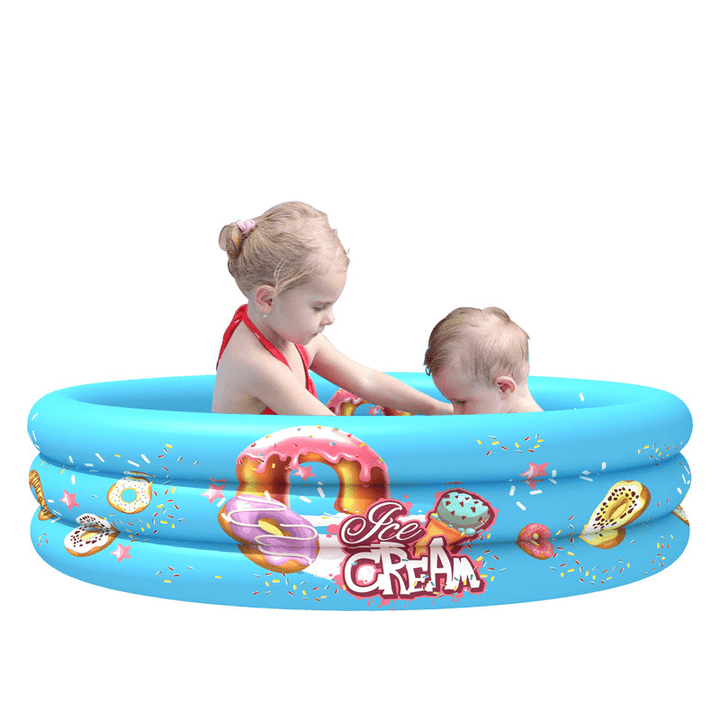 90/110Cm Children Inflatable Bathtub Summer Swimming Water Play Mat Swimming Pool - MRSLM