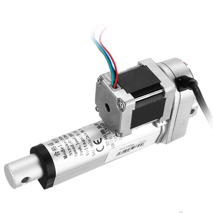 500N 7Mm/S Adjustable Linear Actuator DC 9-36V Stepper Motor Linear Actuator Tubular Motor - MRSLM