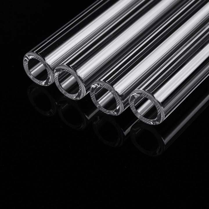 4Pcs 250Mm OD 7Mm 1.5Mm Thick Wall Borosilicate Glass Blowing Tubes - MRSLM