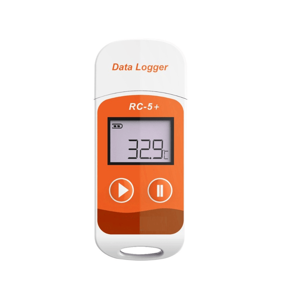 RC-5+ High-Precision Digital USB Temperature Data Logger Recorder Upgrade for Refrigeration, Cold Chain Transport, Labs - MRSLM